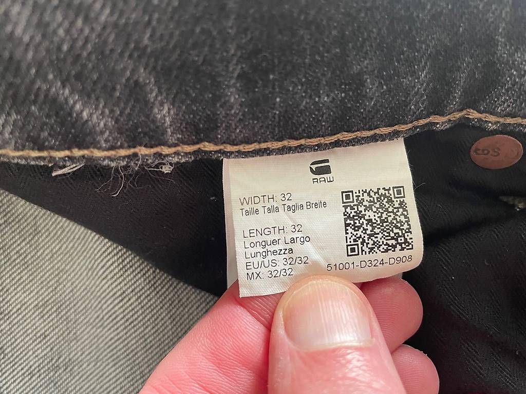 G-Star Jeans: G-Star 3301 Slim Jeans Grey 32 32 – Gebraucht aus Zürich von ger_p6mz 2