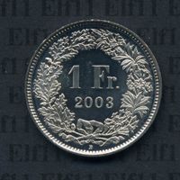 CHF___1.00 2003 stgl * nigelnagelneu! 1 Franken