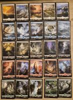 Battle for Zendikar - Alle 25 Full-Art Manas (EN) MTG Magic