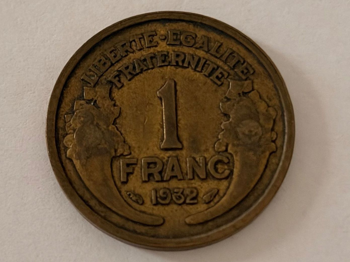 Alle Münzen: Frankreich 1 Franc 1932 – Gebraucht aus Adliswil von 0ml4t