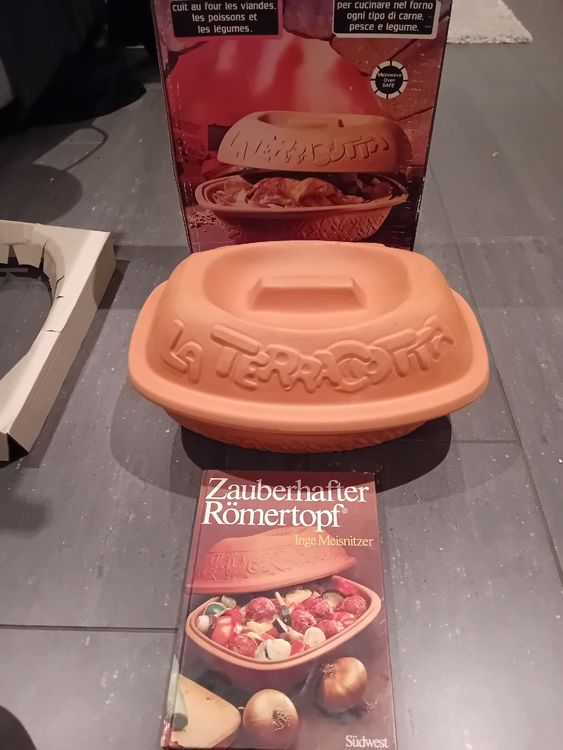 La Terracotta Römertopf mit Römertopf Kochbuch Kaufen auf Ricardo