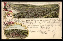 Litho Zürich, Gesamtansicht und Waldhau
