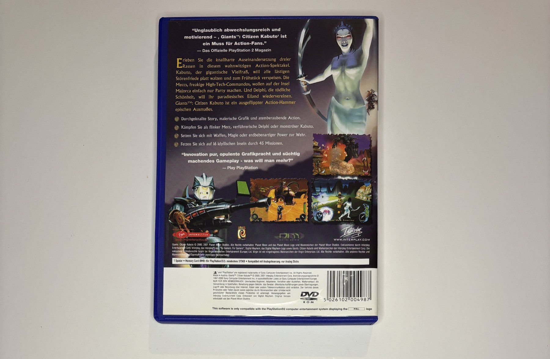 Giochi: PS2 - Giants: Citizen Kabuto – Usato da Allschwil venduto da Bullach 2