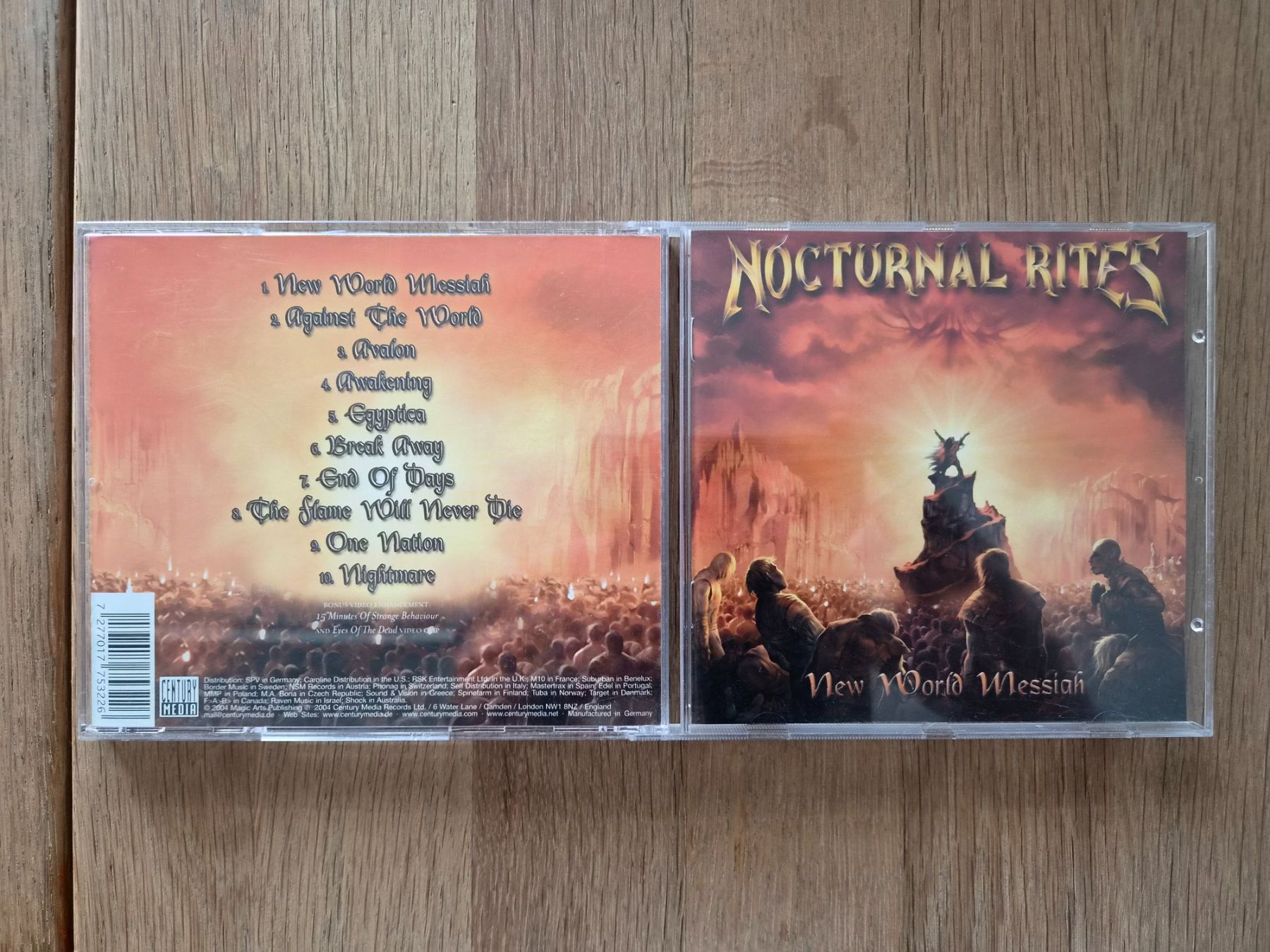 CDs: CD Nocturnal Rites - New World Messiah, 2004 – Gebraucht aus Nebikon von Harley-Davidson01