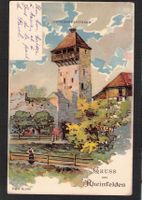 AK, AG Rheinfelden Künstlerkarte , 1899