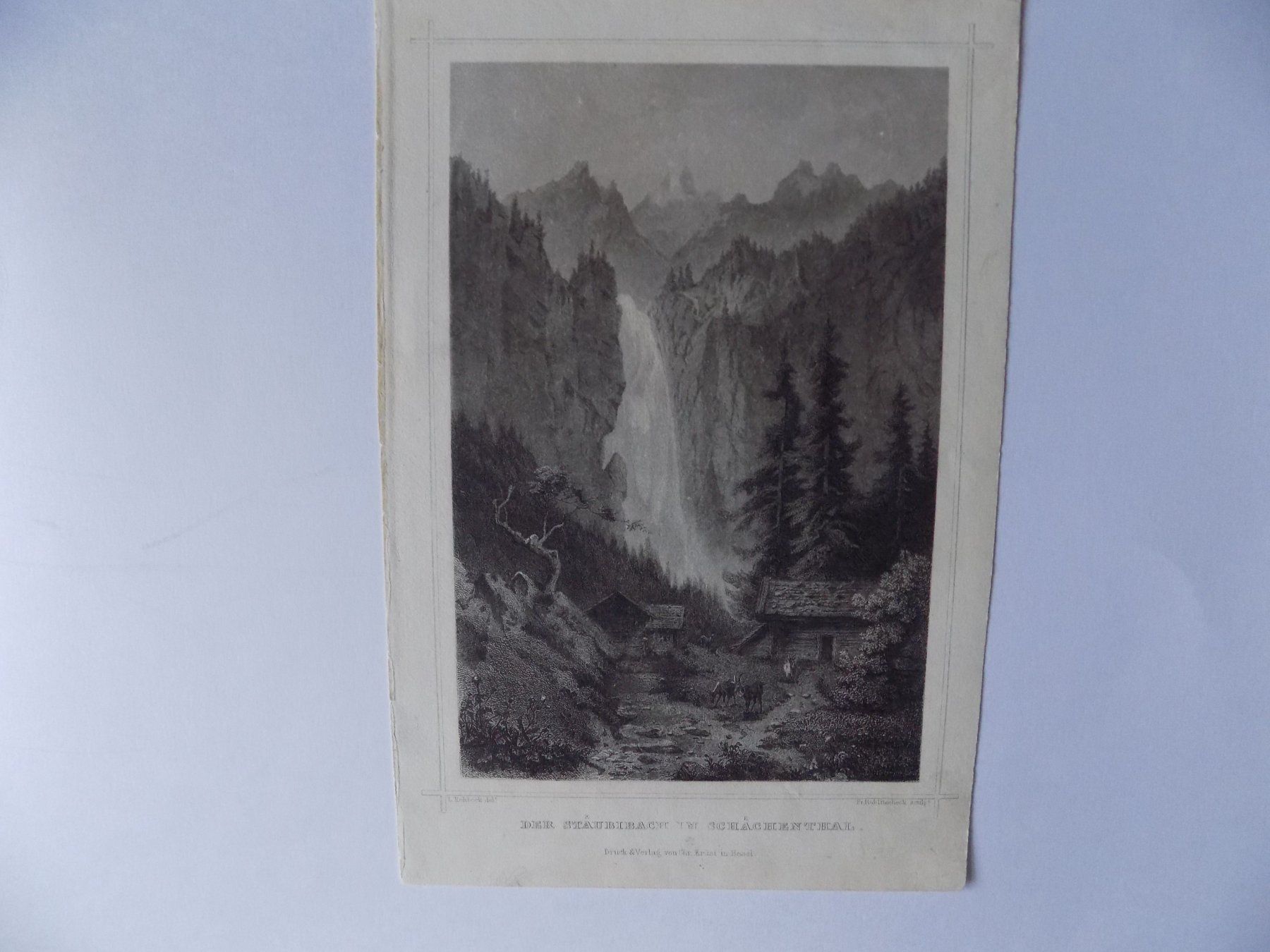 Gravures: Staubibach im Schächental Rohbock – D'occasion à Risch par Antikfee 4