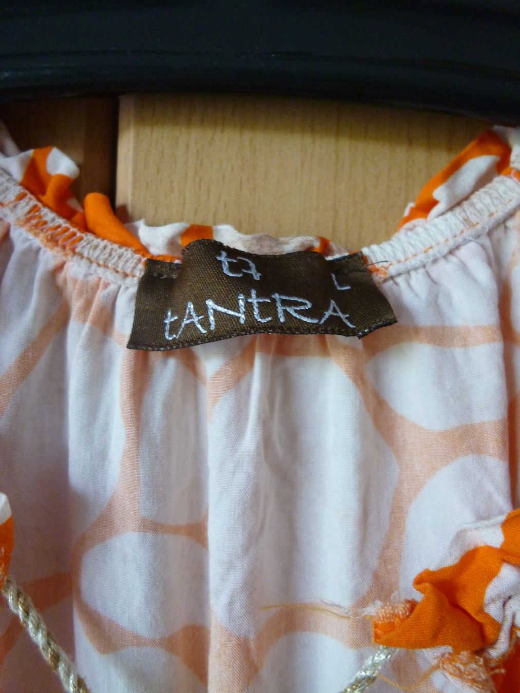Kleider: orange Long Bluse / Kleid TANTRA  Gr. L – Gebraucht aus Dättlikon von Mamakuga 7