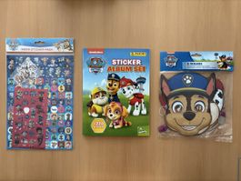 Paw Patrol Sticker Album Set und Masken NEU