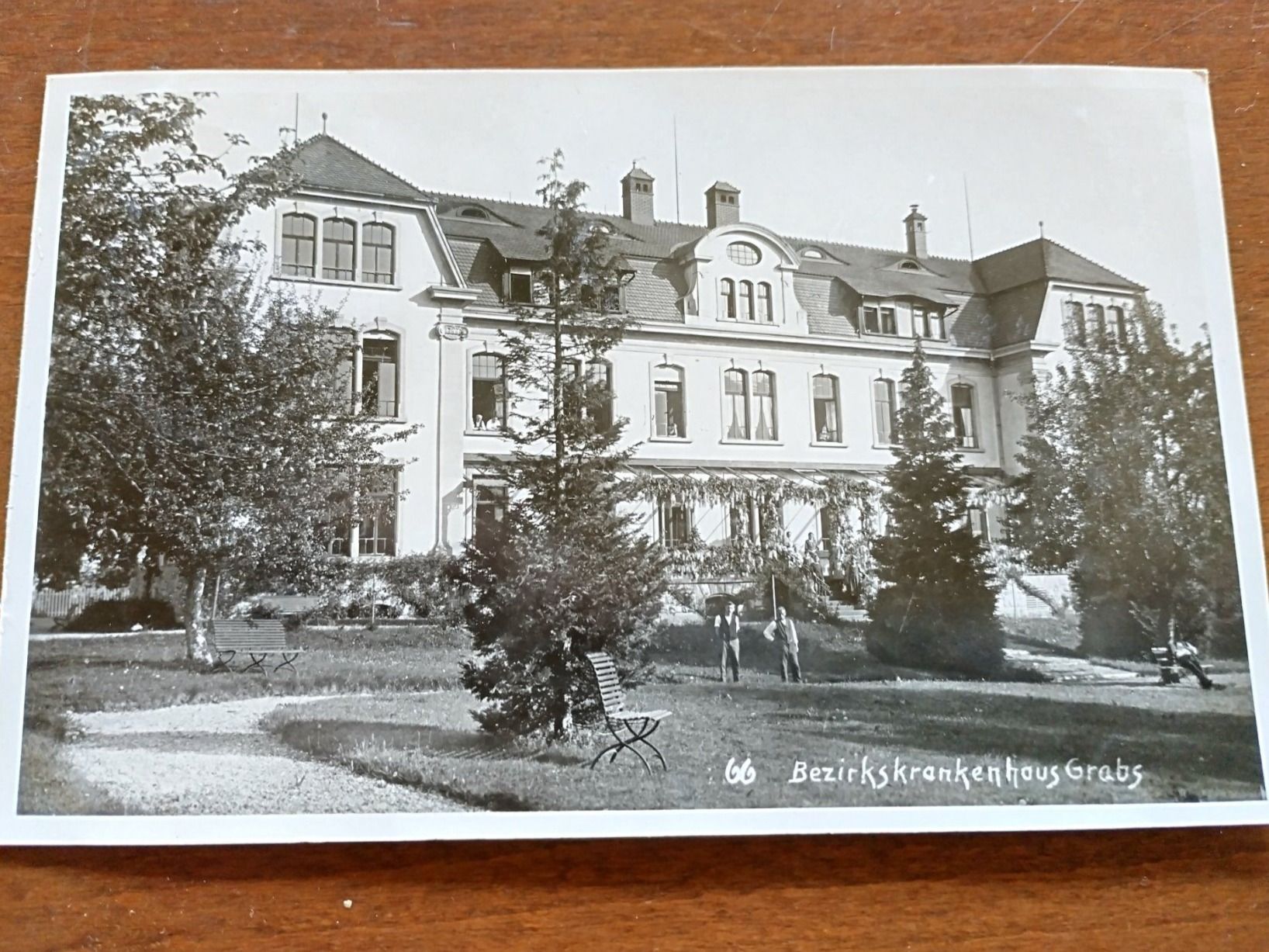 Ansichtskarten: Ansichtskarte Bezirkskrankenhaus Grabs 1937 – Gebraucht aus Wildhaus von Hukwildhaus 1