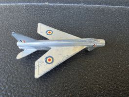 Dinky Toys P.1.B Lightning Flugzeug Metall gebraucht