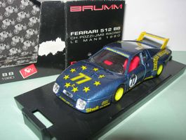 Ferrari 512 BB Ch.Pozzi-Jms Le Mans 1980 * Brumm 1:43