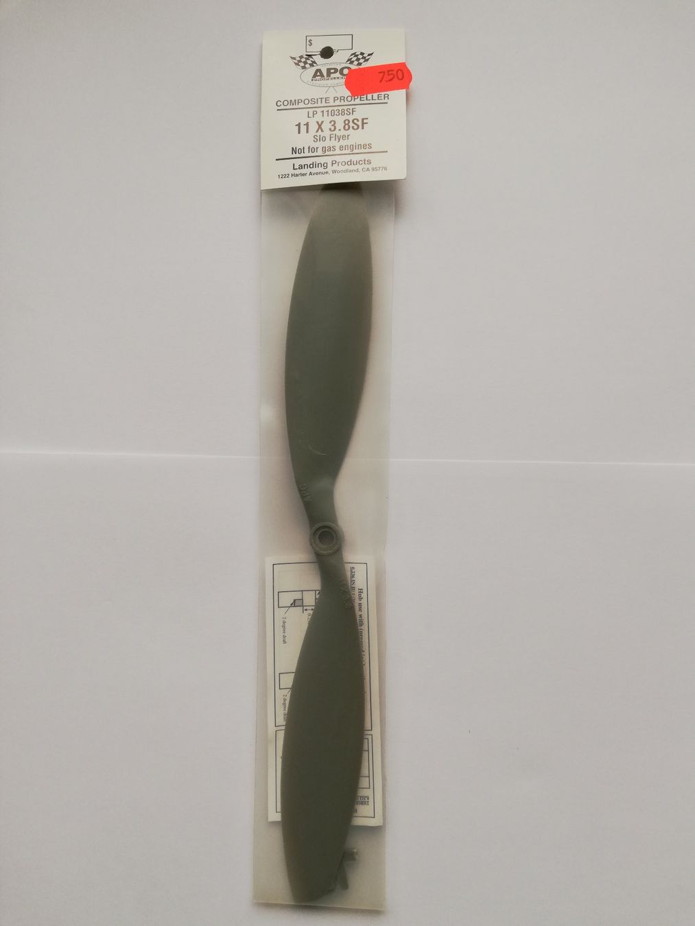 Modellismo RC: APC 11x3.8 SF Slo Flyer Propeller – Nuovo e nell'imballaggio originale da Flüh venduto da AMS-Modellbau