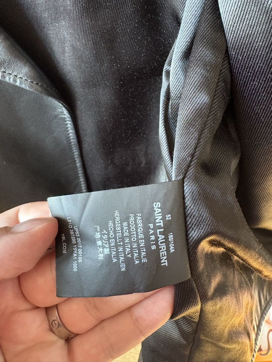 Saint Laurent Giacche: Yves Saint Laurent Lederjacke – Nuovo (secondo la descrizione) da Dietikon venduto da _Lapente_ 3