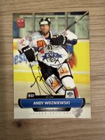 Andy Wozniewski EVZ Hockey Card signiert