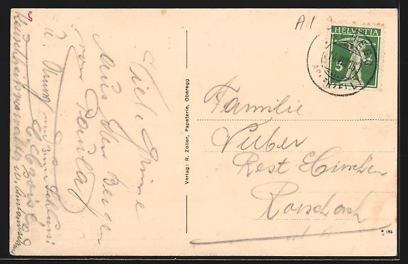 Cartoline postali: St. Anton, St. Antonskapelle, Gasthaus,  – Usato da Berlin venduto da bartko-reher 1
