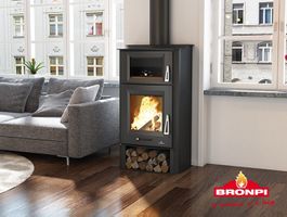 Poêle à bois avec Four Bronpi Tudela 13 kW