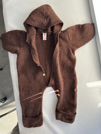 Engel Wollwalk Overall braun Grösse 62 68 gebraucht
