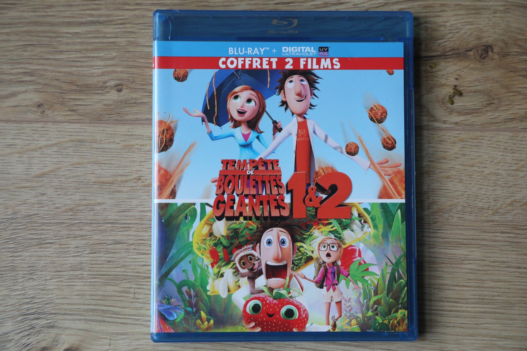 Tutti i DVDs: Coffret 2 Blu-rays TEMPÊTE DE BOULETTES GÉANTES   1 et  2 – Usato da Porrentruy venduto da tupatup