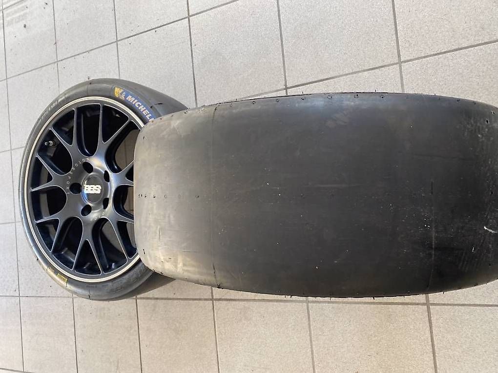 Bbs Pneumatici & Ruote complete: Roues complètes BBS 19'' Porsche GT4 avec slick – Usato da Neuchâtel venduto da CP-AUTOS 1