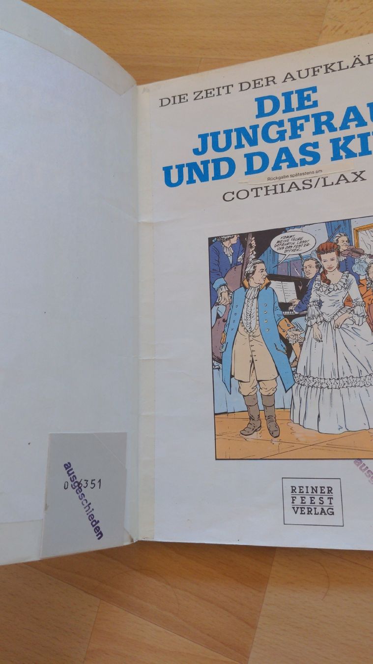 Fumetti: Comic: Die Jungfrau und das Kind, Cothias/Lax – Usato da Niederscherli venduto da Mon_Art 1
