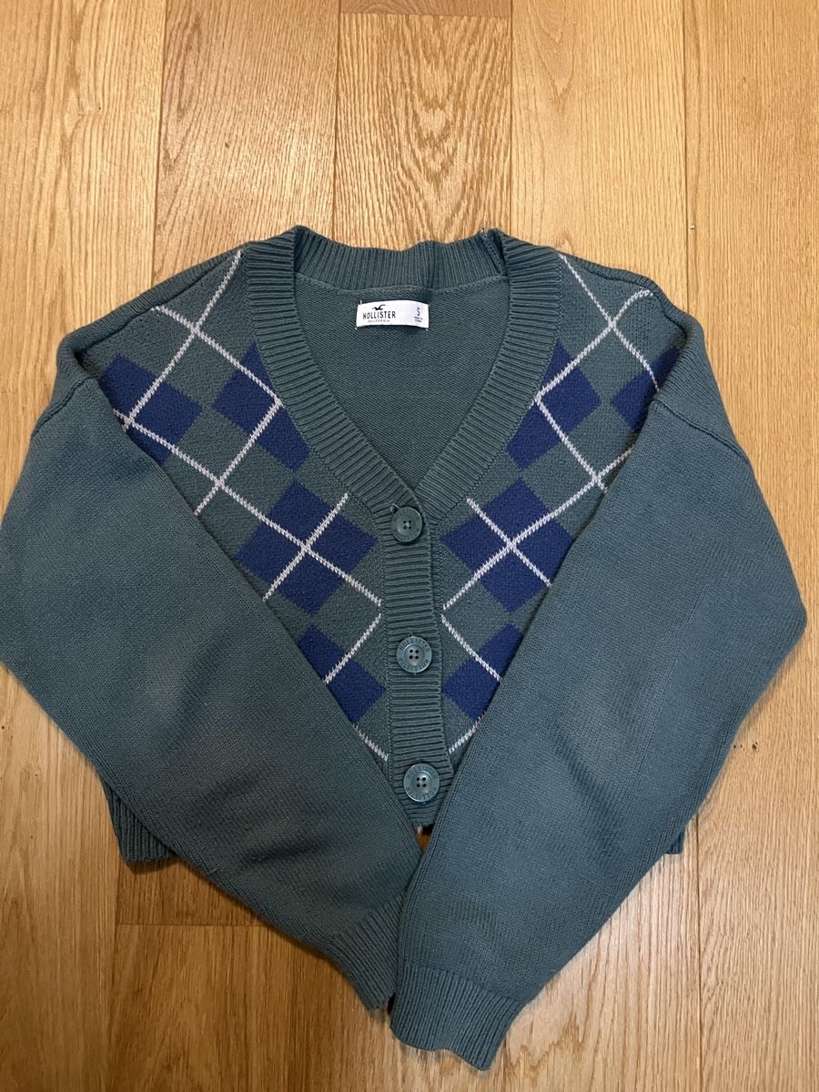 Hollister Giacche: Karierte Strickjacke – Nuovo (secondo la descrizione) da Frauenfeld venduto da vik_d96k 3