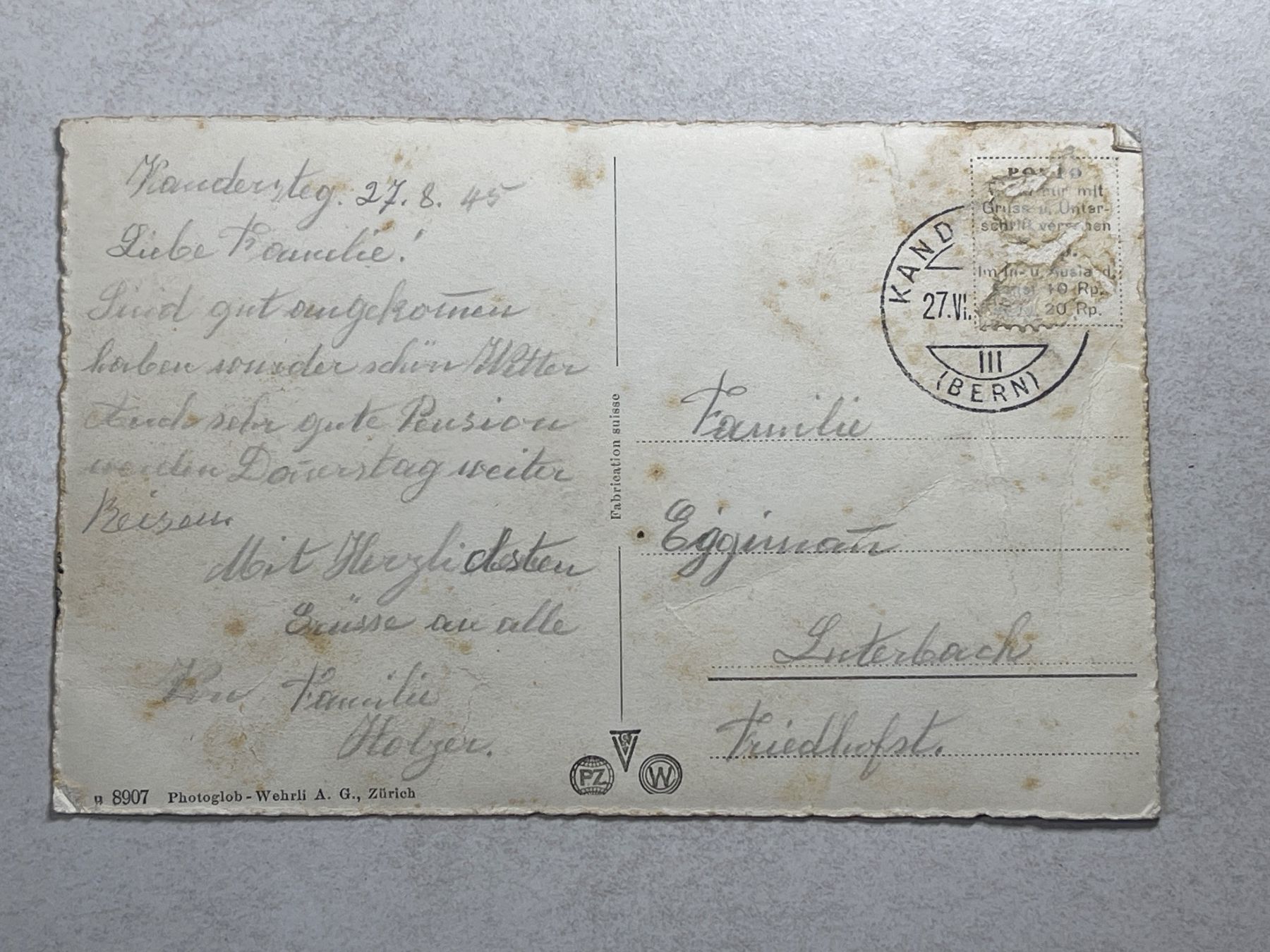 Cartoline postali: Alte Ansichtskarte Kandersteg, – Usato da Strengelbach venduto da Aschatan5 1