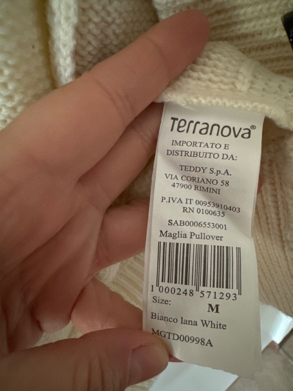 Maglioni & Felpe: Maglione bianco – Nuovo (secondo la descrizione) da Rancate venduto da Waly__ 3