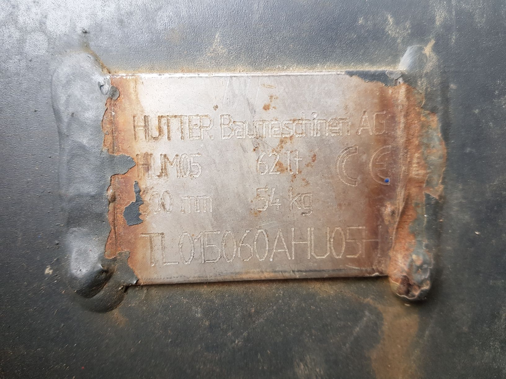 Hutter Escavatori: Baggerlöffel Hutter HUM05 60mm Löffel Baggerschaufel  – Usato da Brunnadern venduto da p..... 4