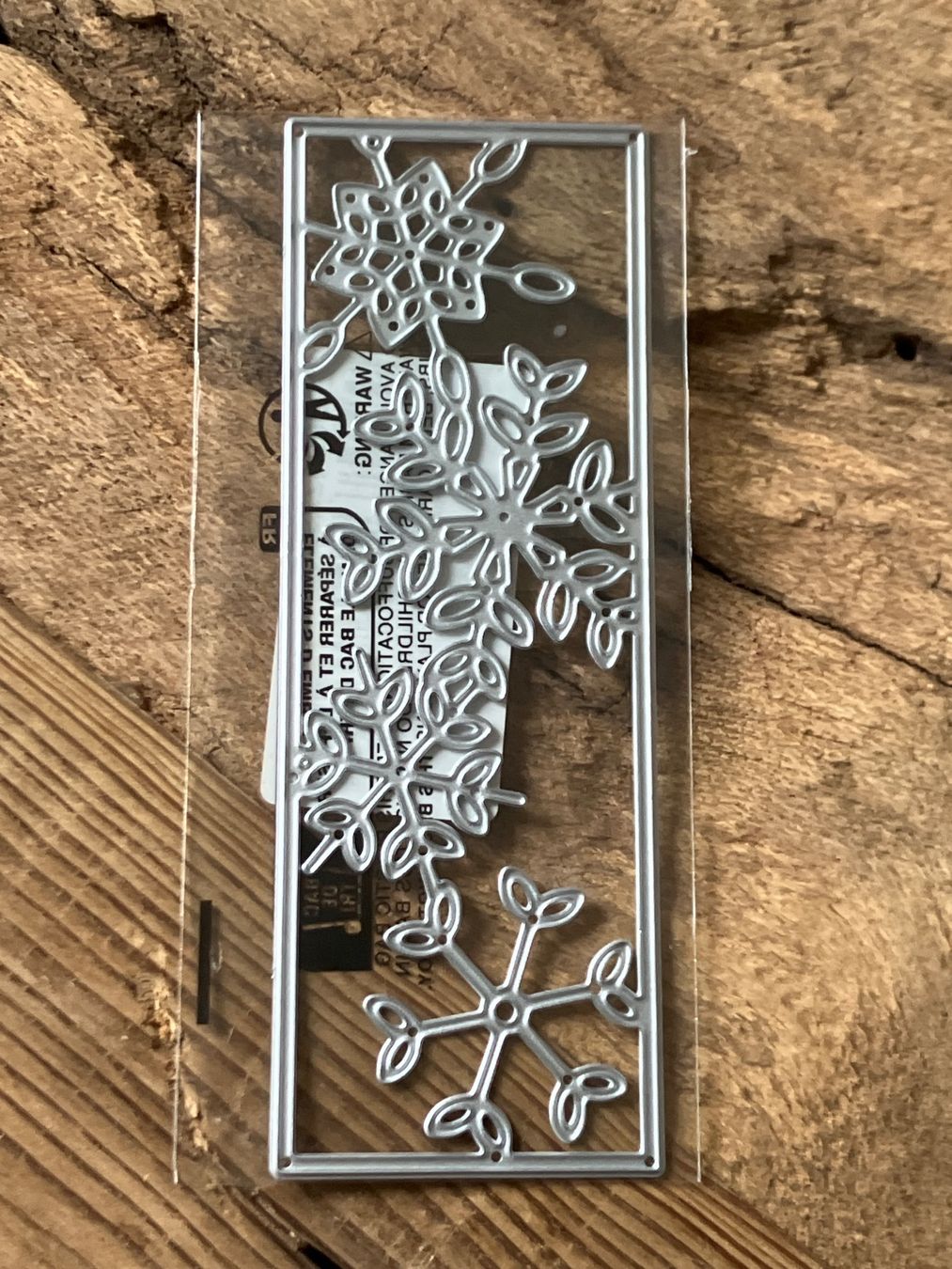 Schablonen: Neue Stanzschablone Schneeflockenbordüre – Neu und originalverpackt aus Effretikon von wenuss 3