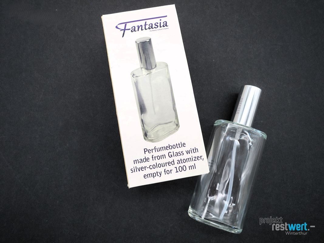Sonstiges für Haushalt & Wohnen: ZERSTÄUBER Klarglas oval silber 100ml – Neu (gemäss Beschreibung) aus Winterthur von Restwert_Winterthur 1
