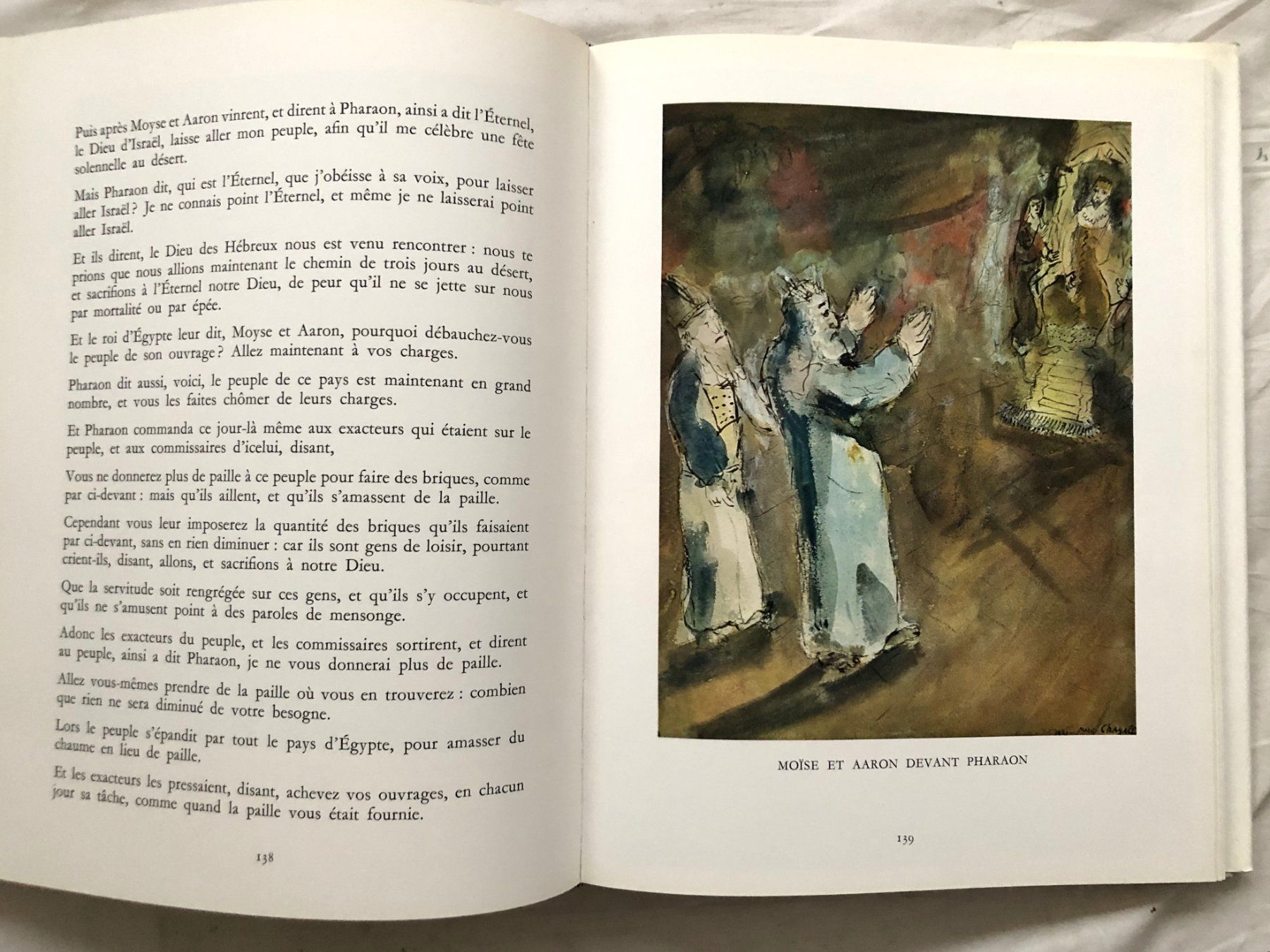 Bücher: Le Message Biblique - Marc Chagall inkl. Originallithografie – Gebraucht aus Schaffhausen von durruti 7