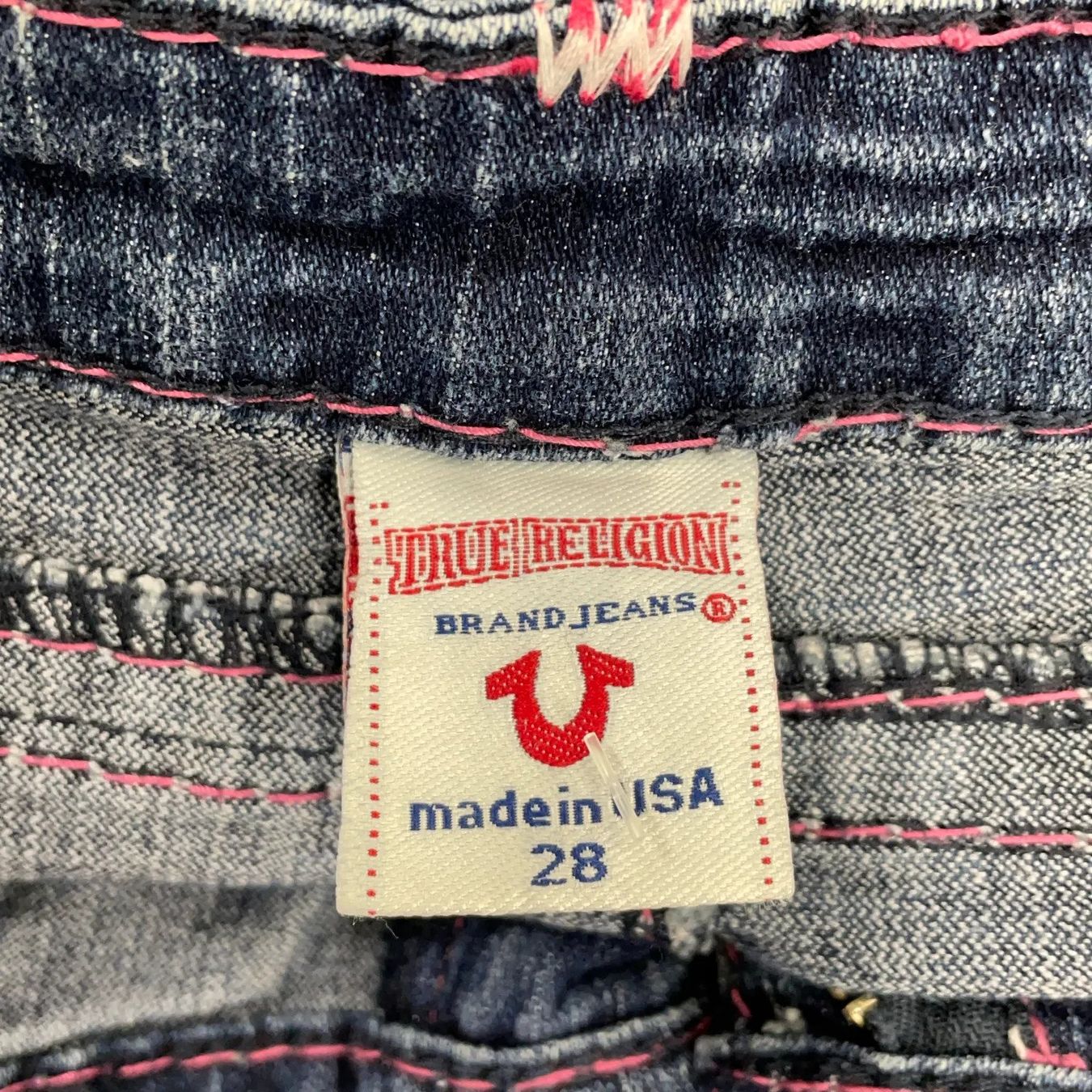True Religion Jeans: True Religion, Jeans, 26, Blau/Pink – Usato da zürich venduto da saramarina 2