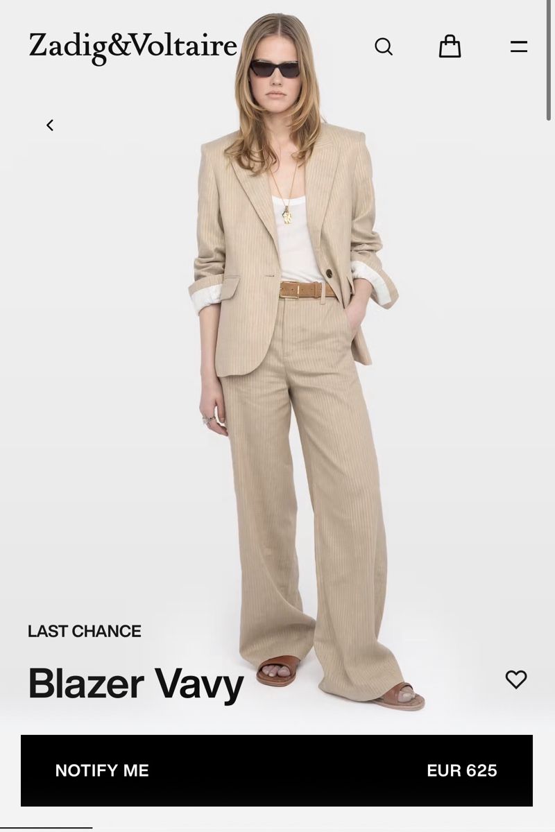Zadig & Voltaire Giacche: Zadig&Voltaire Vavy Blazer – Nuovo (secondo la descrizione) da Zürich venduto da jujusi 2
