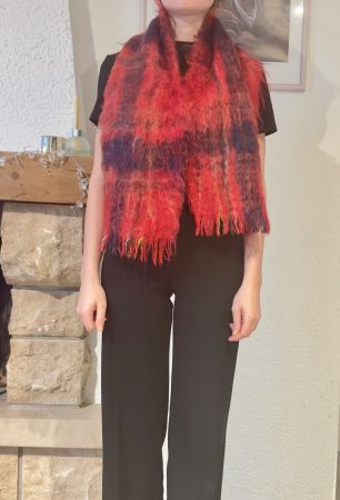 Echarpe Haxap 100% Mohair - Chaud et Doux pour l'Hiver!