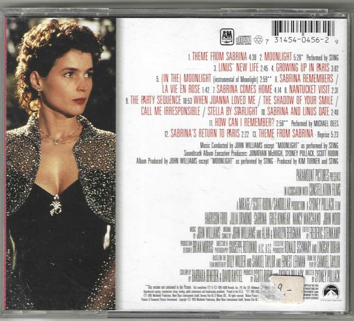 CDs: John Williams - Sabrina – Gebraucht aus Genève von CDLPBookS 1