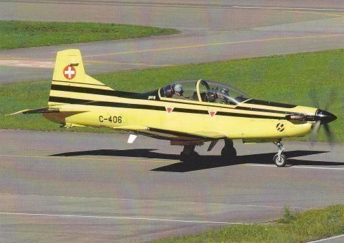 Cartoline postali: Postcard Swiss AF Pilatus PC-9 – Nuovo (secondo la descrizione) da Basel venduto da Dogana