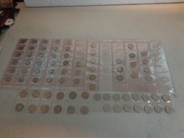 1 Posten alte 5/10 + 20 Rappen Münzen ab 1.-