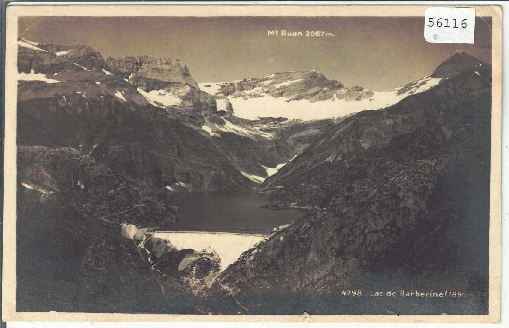 Cartoline postali: Lac de Barberine - La barrage – Usato da Ettingen venduto da Kartenplanet