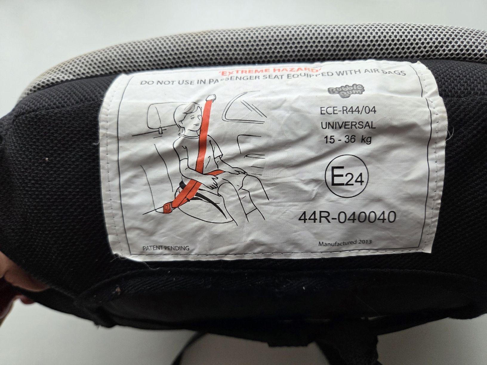Seggiolini per auto: Bubble bum aufblasbare Sitzerhöhung – Usato da Kölliken venduto da aninavera 2