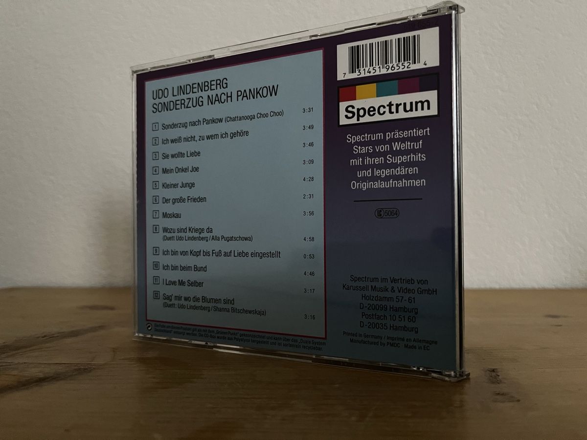 CDs: Udo Lindenberg - Sonderzug nach Pankow CD – Gebraucht aus Bassersdorf von McRob00 2
