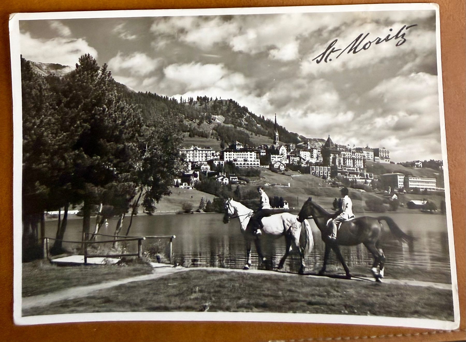 Cartoline postali: St. Moritz - Chevaux 1961 – Usato da Lutry venduto da Ediego