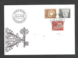CH FDC Satz 1973