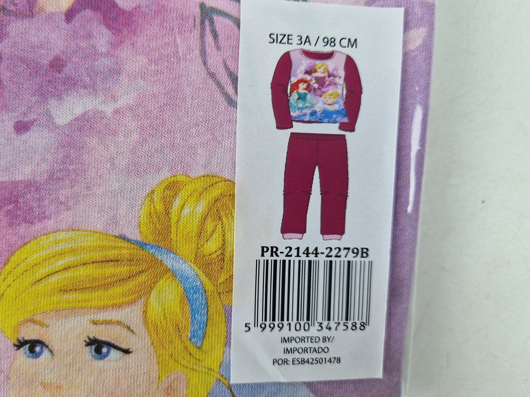 Disney Pigiama & Simili: DISNEY PRINCESS Mädchen Pyjama pink, 3 J. – Nuovo (secondo la descrizione) da Muhen venduto da Restwert_Muhen 1