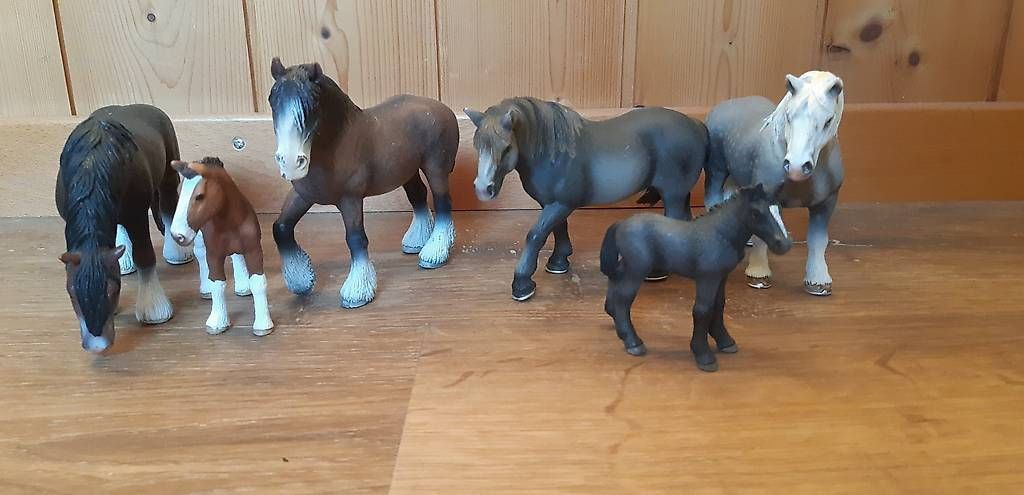 Schleich Giocattoli: Schleich Kaltblut Pferde – Usato da Rütihof venduto da ali_9tbw