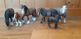 Schleich Kaltblut Pferde