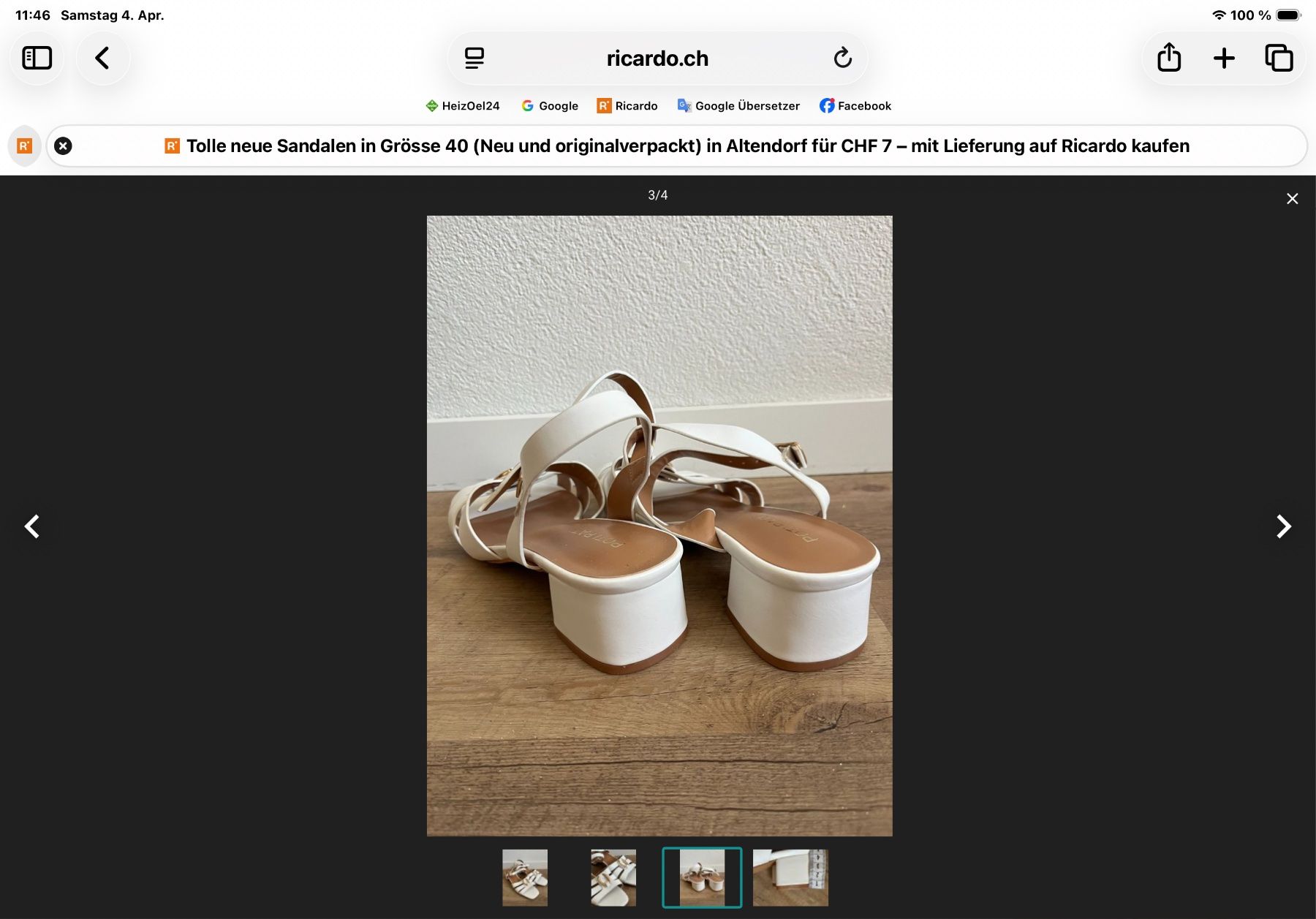 Scarpe da donna: Sommer sandale gr 40 – Nuovo e nell'imballaggio originale da Langnau am Albis venduto da Judithsebi 2