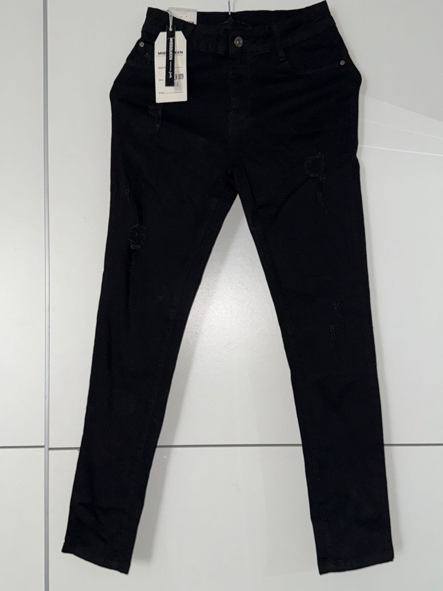 Jeans: SCHWARZE MISSQUEEN JEANS – Nuovo e nell'imballaggio originale da Schlieren venduto da kle_dis