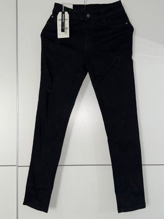 SCHWARZE MISSQUEEN JEANS