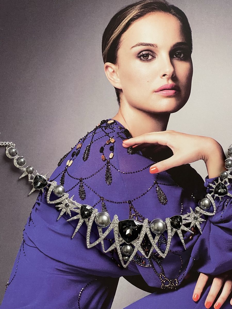Swarovski Catenine: Swarovski Statement-Collier – Schwarzer Kristall & Perlen – Nuovo (secondo la descrizione) da Winkel venduto da Glamour-Style 3
