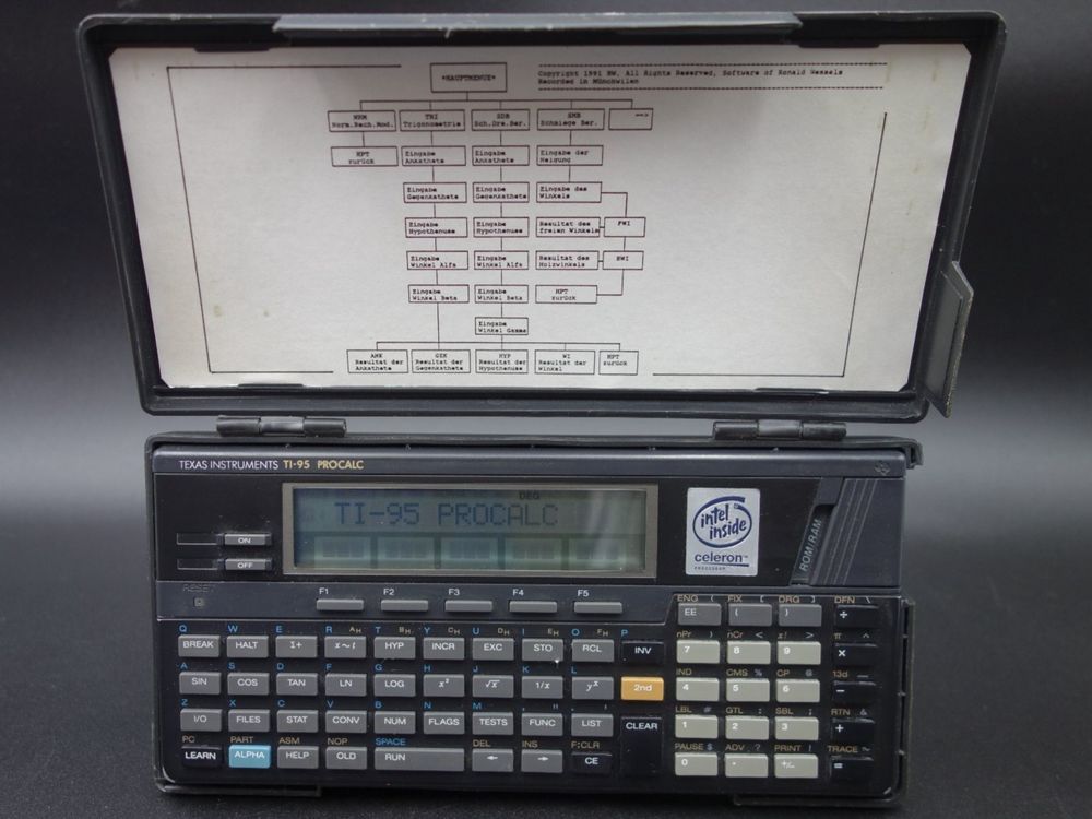 Texas Instruments TI95 Taschenrechner 1986 Kaufen auf Ricardo